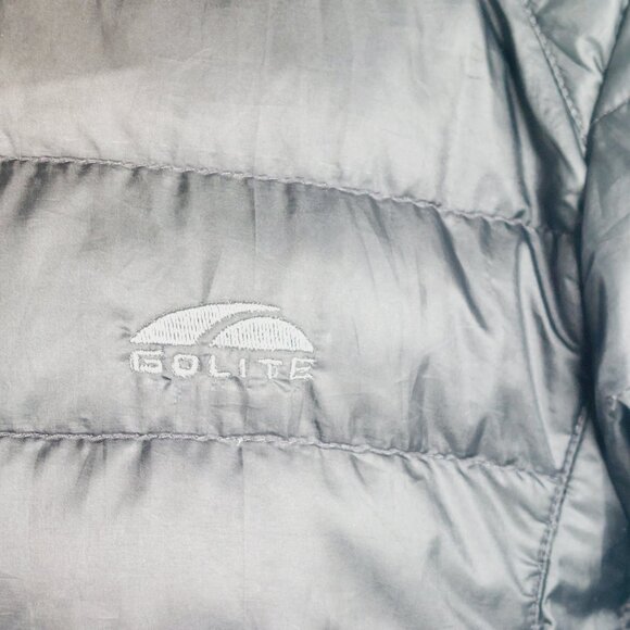 Golite Men's Black Long Sleeve Full-Zip Quilted 800 Down Puffer Jacket Size M - Picture 6 of 13